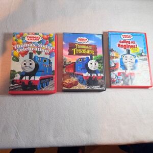 Thomas & Friends DVD Lot Calling All Engines Sodor Celebration Thomas & Treasure